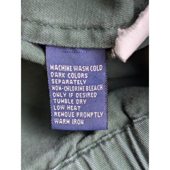 Vintage Chaps Ralph Lauren Mens XXL Green Jacket Embroidered Crest Logo Full Zip - Picture 12 of 13